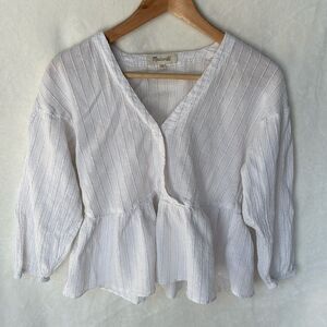 Madewell Peplum Top